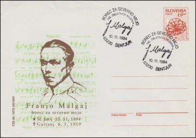 FRANJO MALGAJ, BOREC ZA SEVERNO MEJO